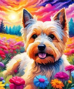 Blonde Cairn Terrier Diamond Painting
