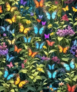 Butterfly Garden Diamond Painting