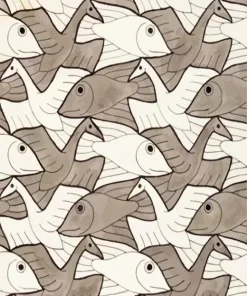 Maurits Cornelis Escher Birds Diamond Painting
