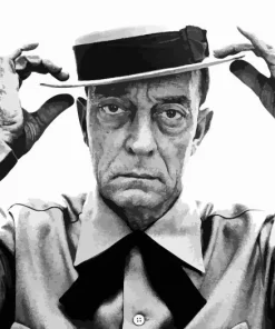 Old Buster Keaton Diamond Painting