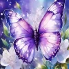 Purple Butterfly Diamond Painting