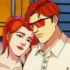 Scott Summers And Madelyne Pryor Diamond Painting