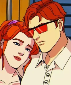 Scott Summers And Madelyne Pryor Diamond Painting