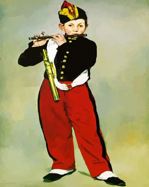 The Fifer Manet Edouard Diamond By Numbers The Fifer Manet Edouard Diamond Painting