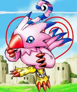 Biyomon Pokemon Diamond Painting