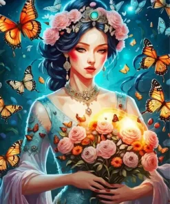 Butterfly Bride Diamond Painting