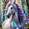 Butterfly Horse Diamond Painting
