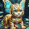 Butterfly Tiger Diamond Painting