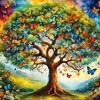 Butterfly Tree Diamond Painting