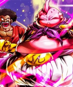 Buu And Mr Satan Diamond Painting