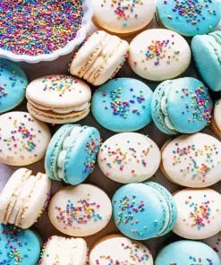 Cake Batter Macarons Diamond Painting
