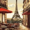 Coffee In Paris Diamond Painting
