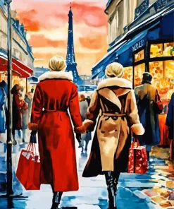 Friends In Paris Diamond Painting