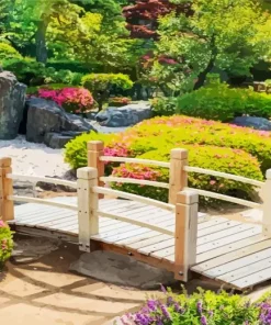 Garden Bridge Diamond Painting