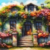 Garden House Art Diamond Painting