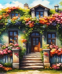 Garden House Art Diamond Painting