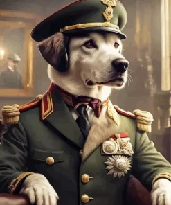 General Dog Diamond Painting