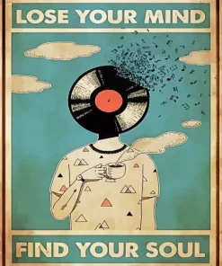 Lose Your Mind Find Your Soul Diamond Painting