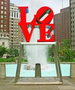 Love Statue Philadelphia Diamond Painting