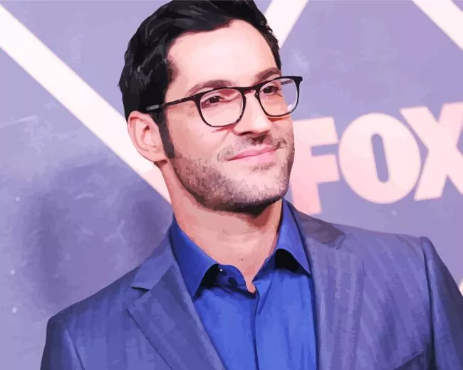 lucifer tom ellis Diamond With Numbers Lucifer Tom Ellis Diamond Painting