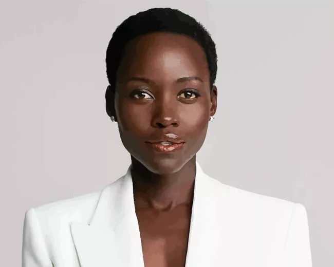 lupita nyongo Diamond By Numbers Lupita Nyongo Diamond Painting