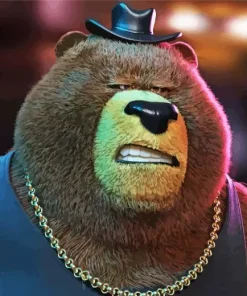 Mafia Bear Diamond Painting