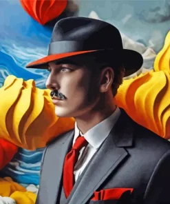 Man With A Hat Diamond Painting
