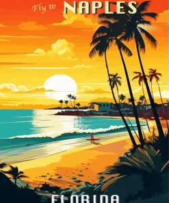Naples Florida Poster Diamond Painting