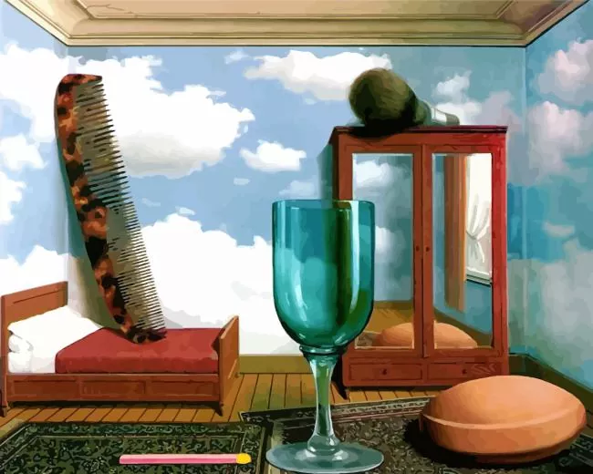 personal values by magritte Diamond By Numbers Personal Values By Magritte Diamond Painting