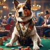 Vintage Gambler Dog Diamond Painting
